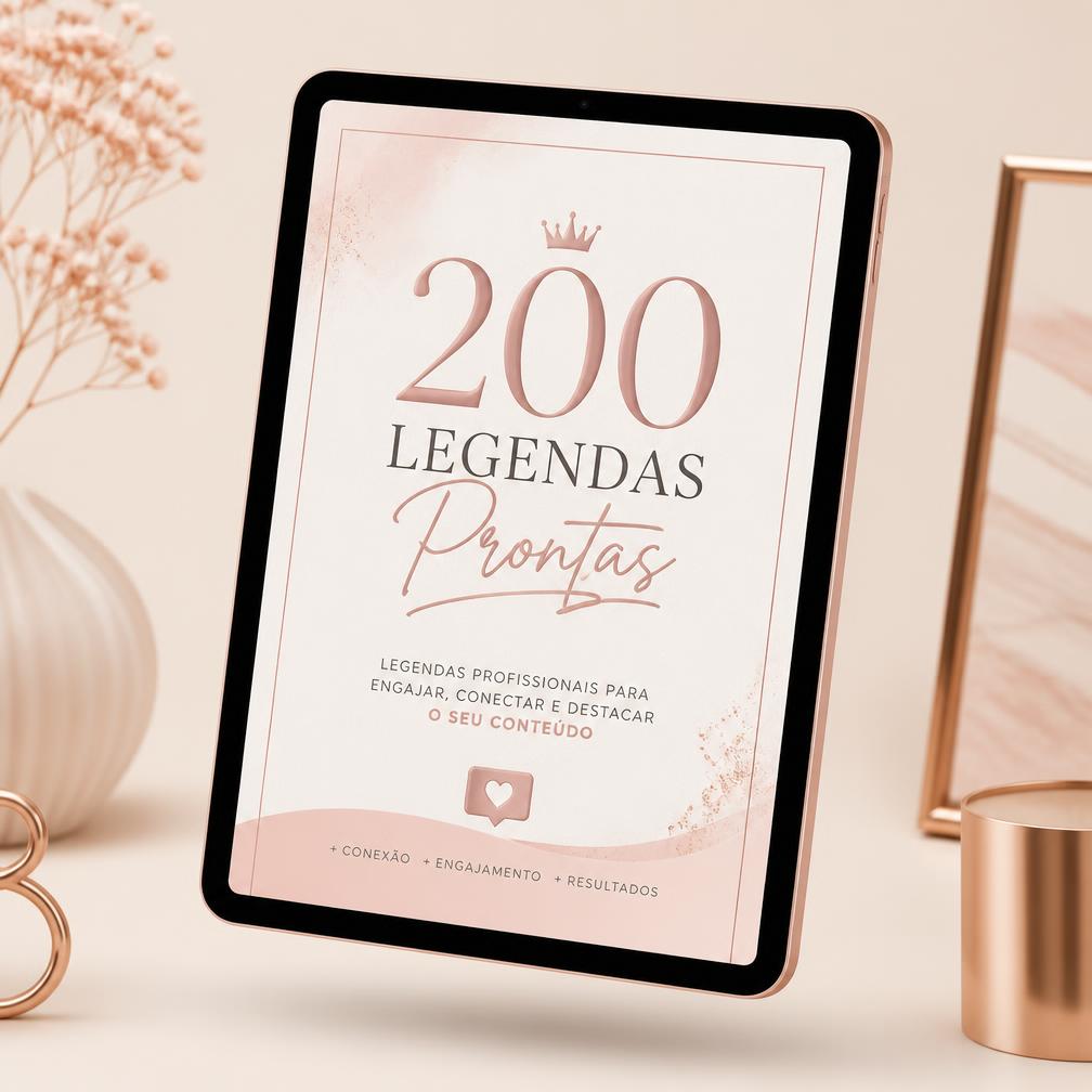Bônus de legendas prontas para joias
